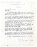 Letter, Myrtis S. Wineman to Mattie Francis Richey, February 3, 1959 by Myrtis S. Wineman