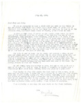 Letter, Myrtis S. Wineman to Fred and Ruth Gilbert, July 17, 1960 by Myrtis S. Wineman