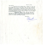 Letter, Clement H. Campbell to Myrtis S. Wineman, July 20, 1960 by Clement H. Campbell