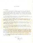 Letter, Myrtis S. Wineman to Clement H. Campbell, July 31, 1960 by Myrtis S. Wineman
