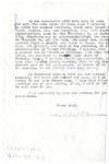 Partial letter, Myrtis S. Wineman to Unknown by Myrtis S. Wineman