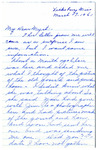 Letter, Bernice Campbell to Myrtis S. Wineman, March 7, 1961