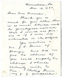 Letter, Rebecca M. Guice to Myrtis S. Wineman, December 16, 1960 by Rebecca M. Guice