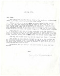 Letter, Myrtis S. Wineman to Gene Corban, January 17, 1961 by Myrtis S. Wineman