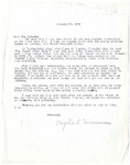 Letter, Myrtis S. Wineman to Mrs. Calcote, January 18, 1961 by Myrtis S. Wineman