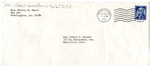 Envelope, Mrs. Melvin Short to Mrs. Robert P. Wineman, August 20, 1963