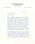 Letter, Hazel Short to Myrtis S. Wineman, August 12, 1963 by Hazel Short