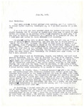 Letter, Myrtis S. Wineman to Christine Williams Wilson, July 24, 1961 by Myrtis S. Wineman