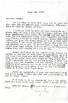 Letter, Myrtis S. Wineman to Anne McDonald, June 24, 1960 by Myrtis S. Wineman