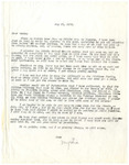 Letter, Anne Williams McDonald to Myrtis S. Wineman, May 26, 1960 by Myrtis S. Wineman