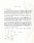 Letter, Myrtis S. Wineman to Emma Leinart, June 13, 1962 by Myrtis S. Wineman