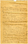 Letter, Charlie Electious Williams to Julia Davis, October 18, 1920 by Charlie Electious Williams