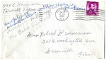 Envelope, Emma Lienhart to Myrtis S. Wineman, June 15, 1959 by Emma Leinart