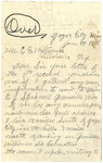 Letter, M. H. Rodgers to Charlie Electious Williams, January 19, 1918 by M. H. Rodgers