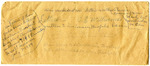 Envelope with notes about contents, 1959 by Myrtis S. Wineman