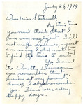 Letter, Dorothy Duncan to Eunice J. Stockwell, July 26, 1949 by Dorothy Duncan