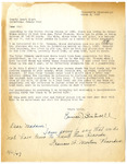 Letter, Eunice J. Stockwell to Columbia County Ohio Court Clerk, March 2, 1947 by Eunice J. Stockwell and Frances N. Morton
