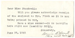 Letter, Bernice B. Mount to Eunice J. Stockwell, June 26, 1948 by Bernice B. Mount