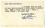 Letter, Pearl Putney Ives to Eunice J. Stockwell, March 27, 1948 by Pearl Putney Ives