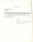 Letter, Myrtis S. Wineman to O'Malley's Book Store, October 16, 1959 by Myrtis S. Wineman