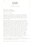 Letter, Mildred White to Myrtis S. Wineman, September 27, 1959 by Mildred White