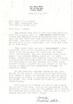 Letter, Mildred White to Myrtis S. Wineman, January 18, 1959 by Mildred White