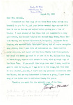 Letter, Gordon M. Wells, to Myrtis S. Wineman, August 19, 1959 by Gordon M. Wells