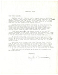 Letter, Myrtis S. Wineman to Evelyn A. Hammett, March 27, 1959 by Myrtis S. Wineman