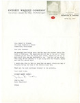 Letter, John D. Seal to Myrtis S. Wineman, March 13, 1959 by John D. Seal