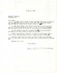 Letter, Myrtis S. Wineman to Everett Waddey Co., March 11, 1959 by Myrtis S. Wineman