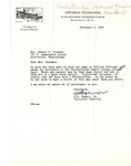 Letter, T. H. Spence, Jr. to Myrtis S. Wineman, February 9, 1959 by T. H. Spencer