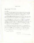 Letter, Myrtis S. Wineman to Mississippi Methodist Headquarters, February 2, 1959 by Myrtis S. Wineman