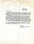 Letter, Mrs. Ray Mundy to Myrtis S. Winema, August 13, 1959 by Mrs. Ray Mundy