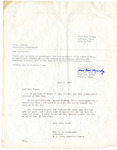 Letters between Mrs. Ray Munday and Mrs. O. B. Crittenden, July 1-7, 1959 by Mrs. Ray Mundy and Mrs. O. B. Crittenden
