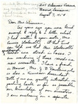 Letter, Geneva Washburn to Myrtis S. Wineman, August 7, 1958 by Geneva Washburn