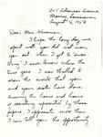 Letter, Geneva Washburn to Myrtis S. Wineman, August 16, 1959 by Geneva Washburn