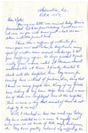 Letter, Clement H. Campbell to Myrtis S. Wineman, October 11, 1957 by Clement Campbell