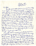 Letter, Clement H. Campbell to Myrtis S. Wineman, September 19, 1957 by Clement Campbell