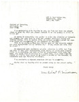 Letter, Myrtis S. Wineman to Arlington, Virginia Chamber of Commerce, October 24, 1958 by Myrtis S. Wineman