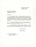 Letter, Joseph T Reilly to Department of the Interior, July 15, 1958 by Joseph T. Reilly