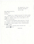Letter, Myrtis S. Wineman to Mississippi State Highway Department, June 21, 1958 by Myrtis S. Wineman