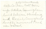 Note on Judge Corbans Parents by Myrtis S. Wineman