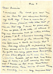 Letter, Sallie W. Simmons to Eunice J. Stockwell, December 8, 1941