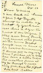 Postcard, Sallie W. Simmons to Eunice Stockwell, October 14, 1947