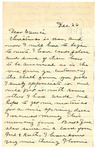 Letter, Sallie W. Simmons to Eunice J. Stockwell, December 26, 1947
