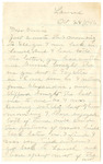 Letter, Sallie W. Simmons to Eunice J. Stockwell, October 28, 1946