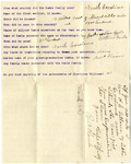 Rawls Questionnaire, March 1918
