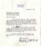 Letter, Beulah Heffelginger to Eunice J. Stockwell, January 9, 1951