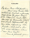 Letter, Eva Harvey White to Eunice J. Stockwell, May 4, 1936