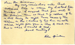 Postcard, Helen Spinks to Myrtis S. Wineman, April 23, 1958